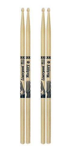 2 Pares Baqueta American Hickory Series 7a Madeira Liverpool