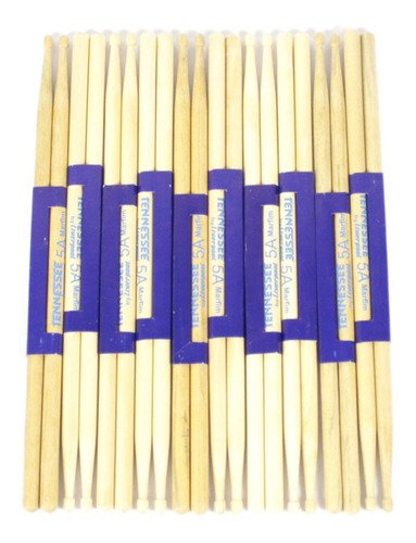 Baquetas 5a Marfim Tennessee By Liver Pool - Pacote 10 Pares