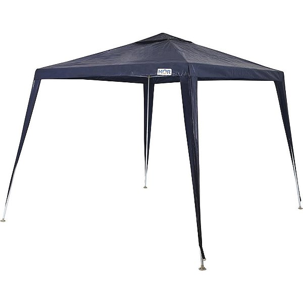 Tenda Gazebo Ráfia Topo 2.40 X 2.40m Base 3 X 3m 3533 Mor
