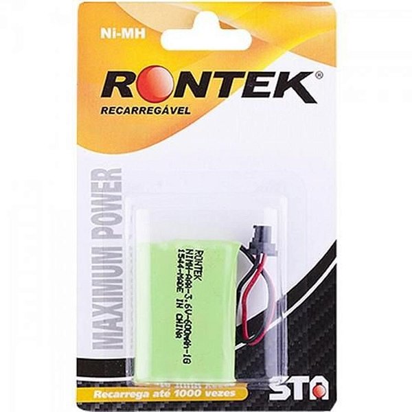 Bateria Recarregável 3.6V 600Mah Rontek