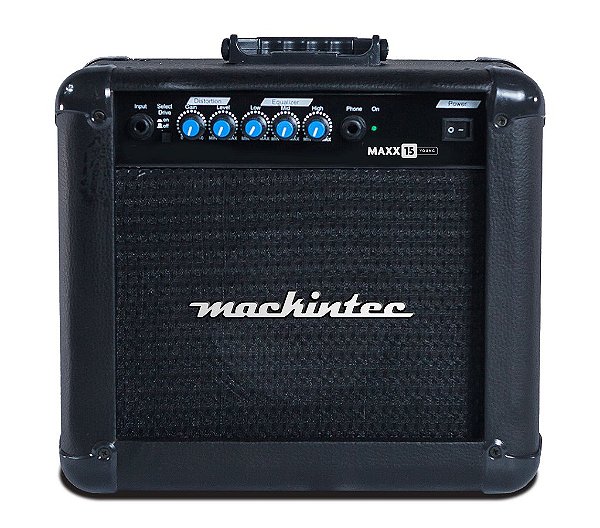 Amplificador Mackintec Maxx 15 Color Guitarra 15W Cor Preto