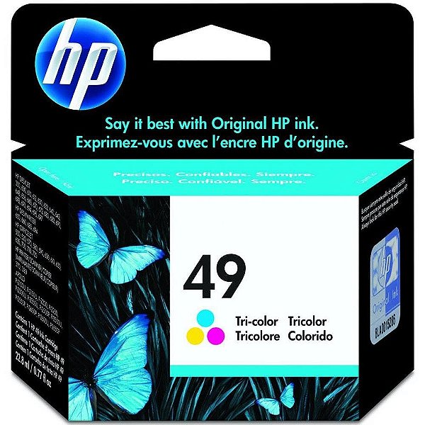 Cartucho HP 49 Original 51649A Color Officejet 500 Deskjet 350 PSC370