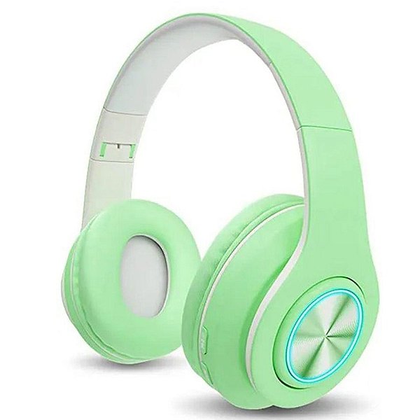 Fone De Ouvido Headphone Sem Fio Wireless Micro Fm P2 P33 Verde - MACARON