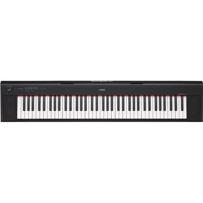 Teclado Yamaha NP-32B Piaggero Preto Simples Elegante