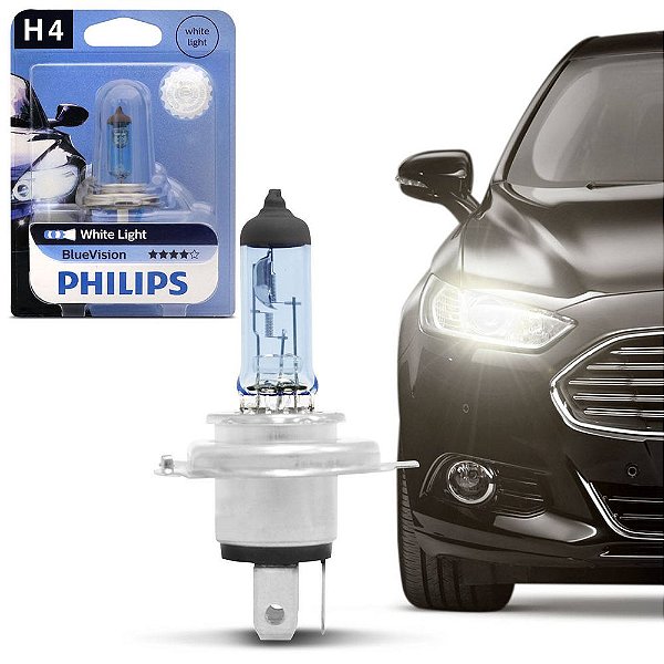Lâmpada Para Farol HB4 Blue Vision 12V 55/60W Philips