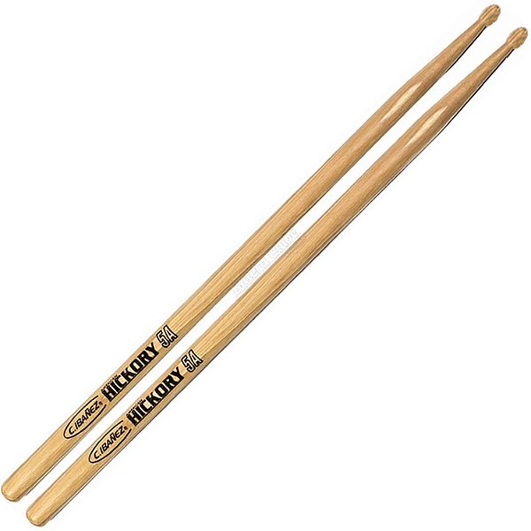 Par de Baquetas C.Ibanez 5ADRH Dragon Hickory Ponta Madeira 5A