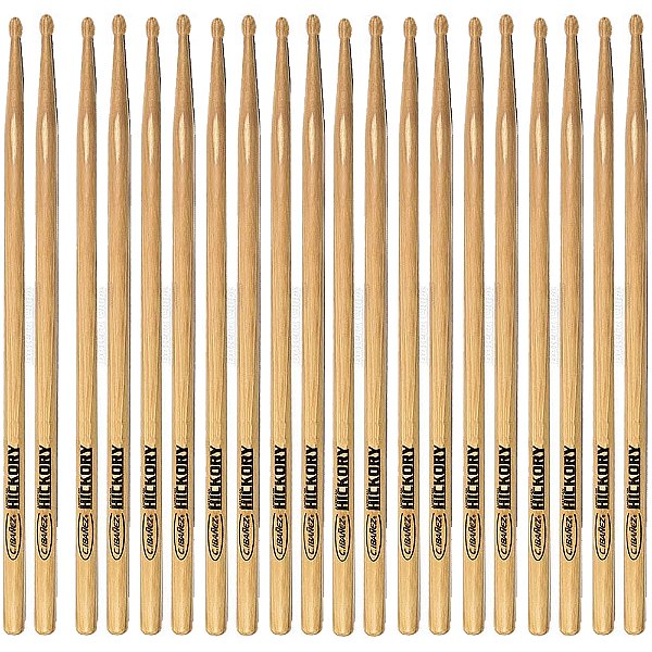 10 Pares de Baquetas C.Ibanez 7BDRH Dragon Hickory Ponta Madeira 7B