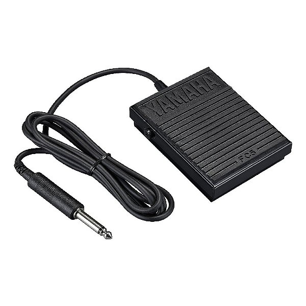 Pedal Sustain Para Teclado FC5 Yamaha Preto