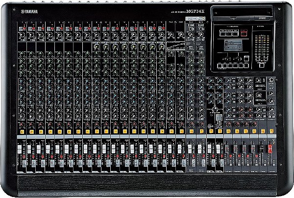 Mesa de Som Yamaha MGP24X Analógica 24 Canais Bivolt Preta