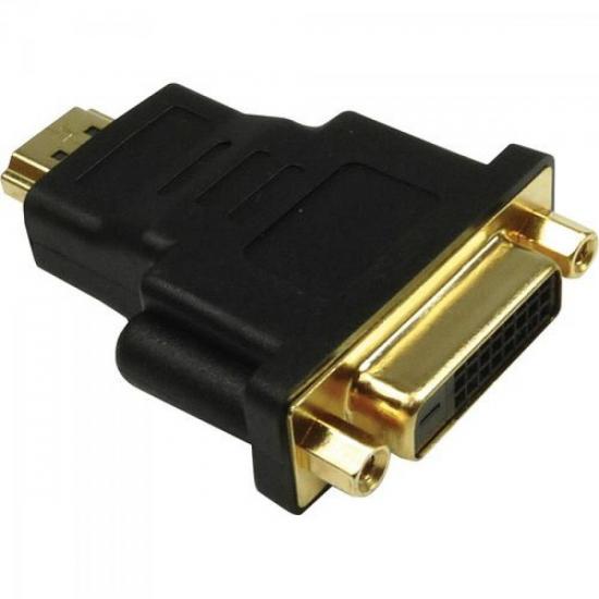 Adaptador DVI Fêmea x HDMI Macho Gold ST-HDMI-DMF Storm