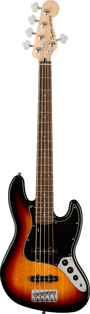 Contrabaixo Fender Squier Affinity Jazz Bass V 5 Cordas Sunburst 3TS
