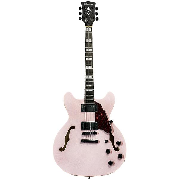 Guitarra Semi Acústica Waldman Semi Hollow GHO220 RS Rosa