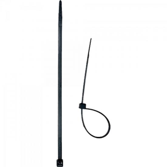 Abraçadeira Nylon 4,8 x 300mm Preto BRASFORT - CEM / 100
