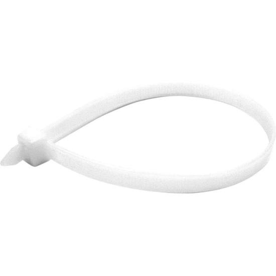 Abraçadeira Nylon 7,5x250mm Branca Storm - PCT / 100