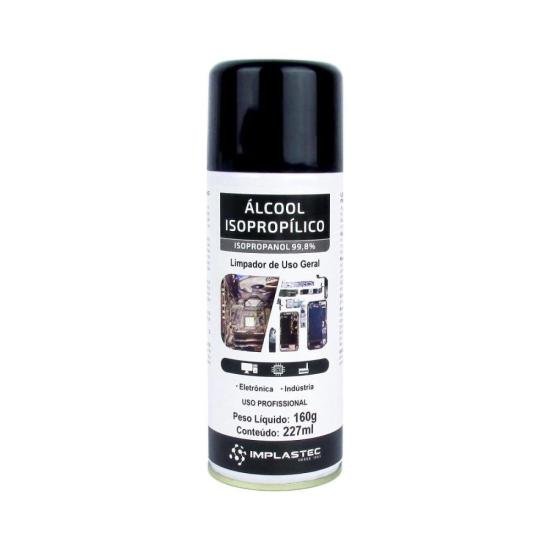 Álcool Isopropílico Aerossol 227ML IMPLASTEC