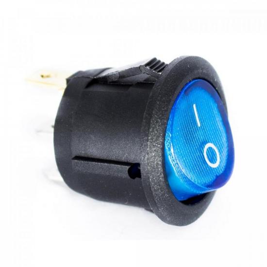 Chave Gangorra 6A 3 Terminais Azul CHVS0027 Storm