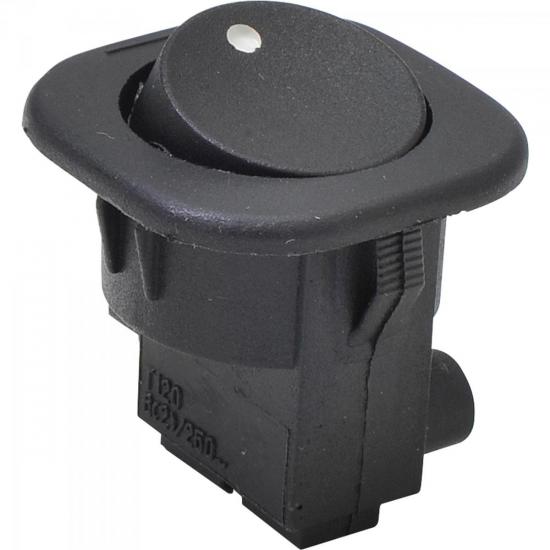 Chave Redonda On/Off 2 Polos CHVS0006 10A 125VAC GENÉRICO