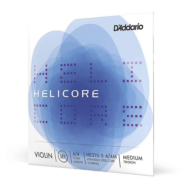 Encordoamento Para Violino DAddario Helicore HE310-5 4/4M