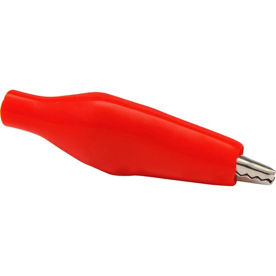 Garra de Jacaré 3,6cm 5A GRJC0005 Vermelha STORM