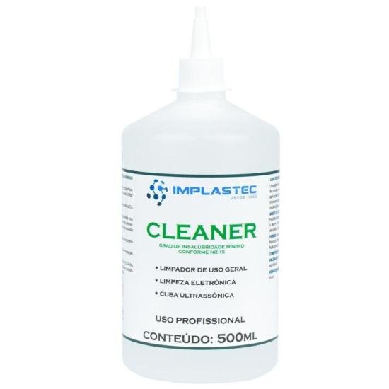 Limpador de Uso Geral Para Eletrônicos 500ml CLEANER Incolor IMPLASTEC