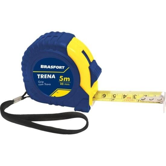 Trena Emborrachada Grip 5mx25mm Brasfort
