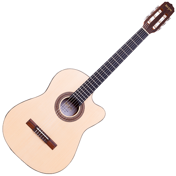 Violão Studio Rozini RX515 FS.F.CT.LP Flat Ativo Nylon