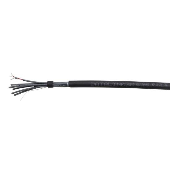 Cabo 6Px24AWG Datalink Multsound Preto - RL / 100