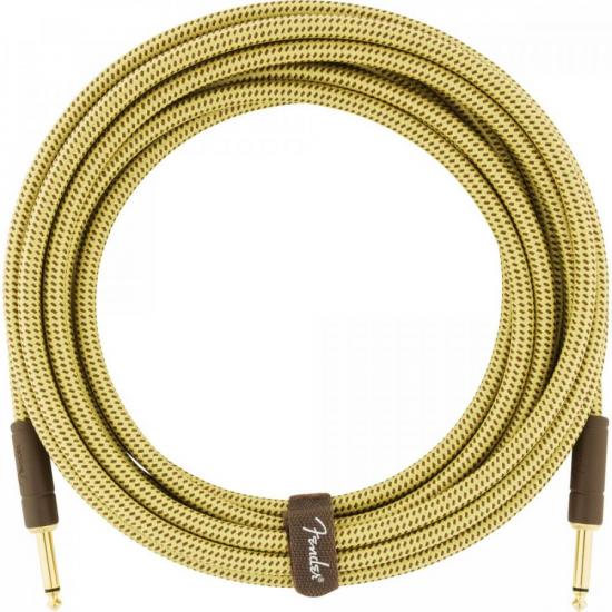 Cabo para Instrumentos P10 x P10 3m DELUXE SERIES Amarelo Tweed FENDER