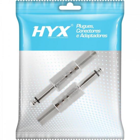 Conector P10 Macho Mono Niquelado HJ011M HYX - PCT / 2