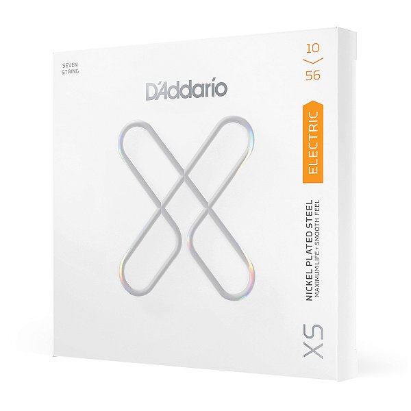 Encordoamento Guitarra 7C Revestido 10-56 DAddario XSE1056