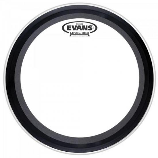 Pele Bumbo 18" BD18EMAD2 CLEAR EVANS