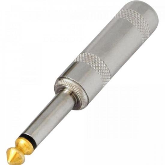 Plug P10 Mono Metal Com Ponta Gold PGPZ0035 Storm - PCT / 10