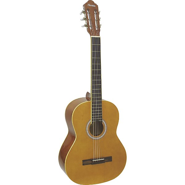 Violão Acústico De Aço Para Destros Com Tensor Tcg 390 A Amarelo Thomaz