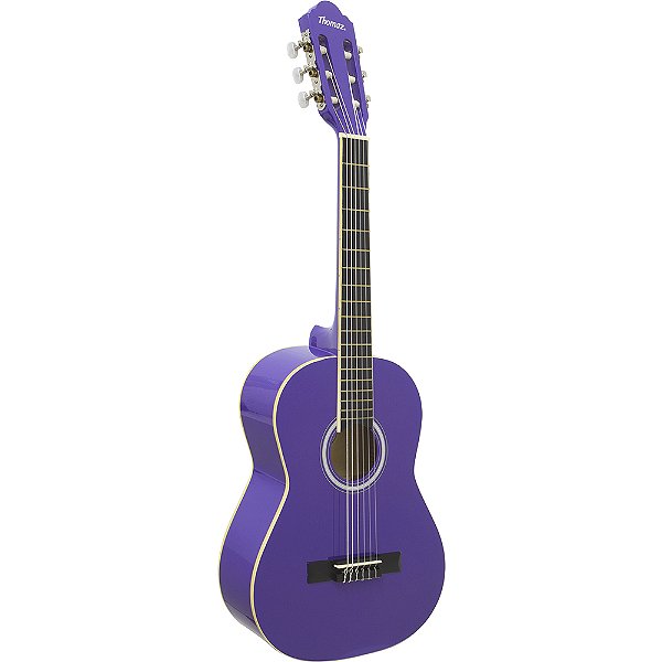 Violão Acústico Infantil De Nylon Para Destros Com Tensor Tcg 360 Roxo Thomaz