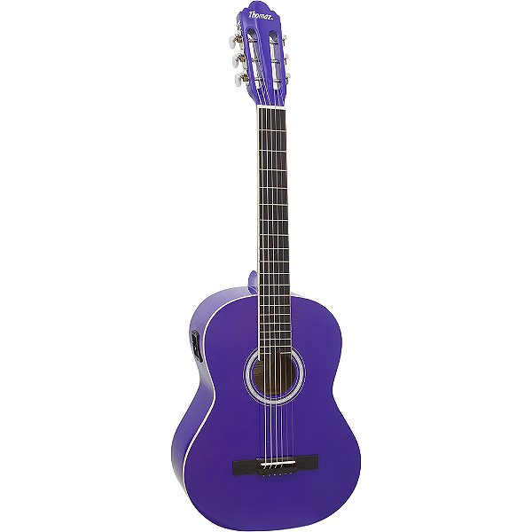 Violão Eletroacústico De Aço Tcg 390 A Eq Roxo Thomaz