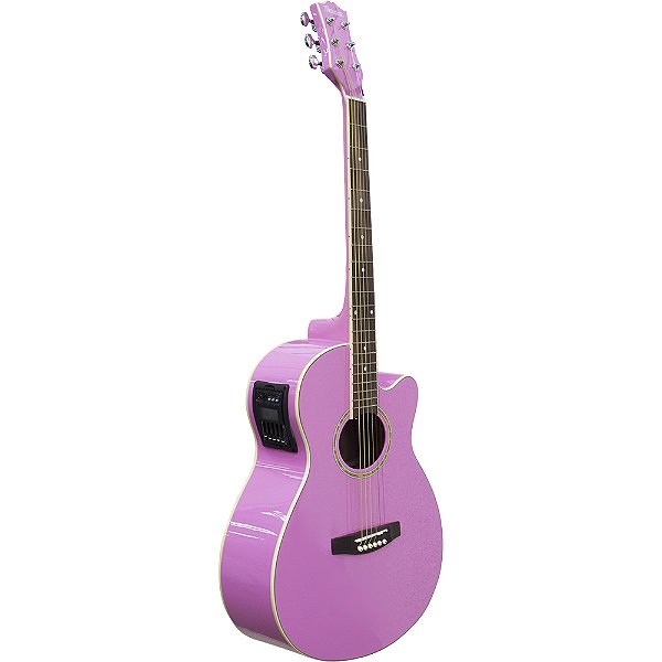 Violão Eletroacústico De Aço Tea 412 Rosa Thomaz