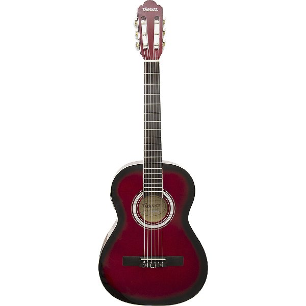 Violão Eletroacústico Kids De Nylon Tcg 360 Eq Vermelho Thomaz