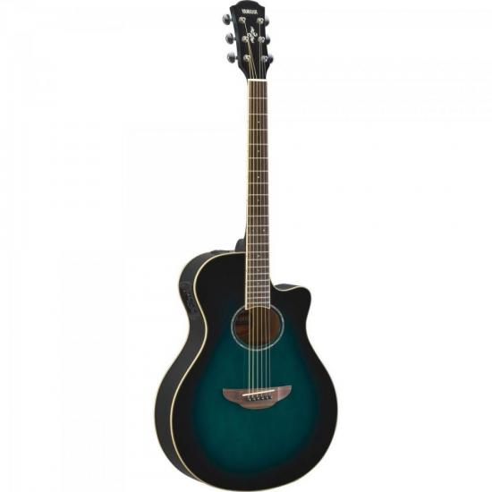 Violão Yamaha APX600 Eletroacústico Aço Oriental Blue Burst