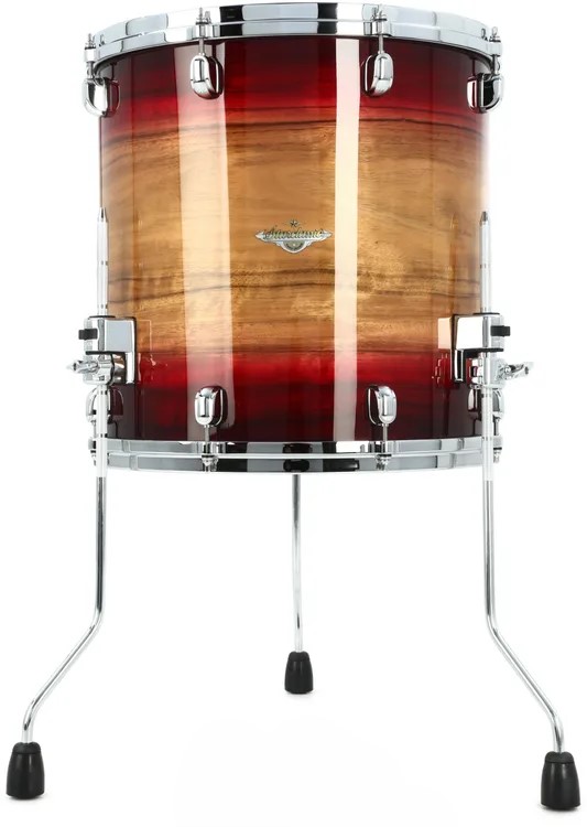 Surdo 14x14 (Ruby Pacific Walnut Burst Hardware Smoked Black Nickel) Tama Starclassic Maple MEF1414U-LRWB