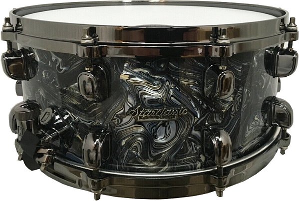 Caixa 13x6 (Charcoal Swirl Hardware Chrome) Tama Starclassic Maple MRS136-CCL