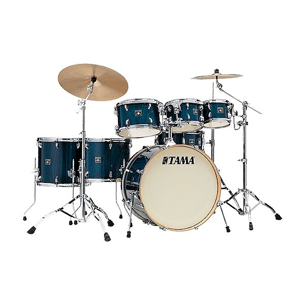 Bateria Shell Pack (5 Tambores) Bumbo 22 (Gloss Sapphire Lacebark Pine) Tama Superstar Classic CL52KRS-PGHP