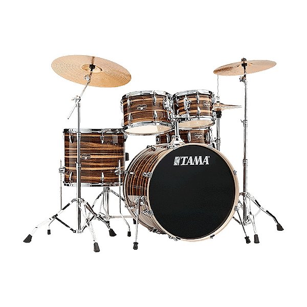 Bateria Completa (5 Tambores) Bumbo 22 (Coffee Teak Wrap) Tama Imperialstar IP52H6W-CTW