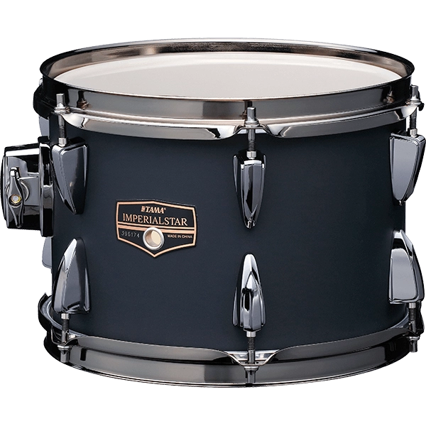 Tom 8x7 (Blacked Out Black Hardware Black Nickel) Tama Imperialstar IPT8AB-BOB
