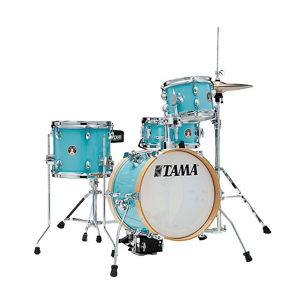 Bateria Shell Pack (4 Tambores) Bumbo 14 (Aqua Blue) Tama Club-JAM Flyer Kit LJK44S-AQB