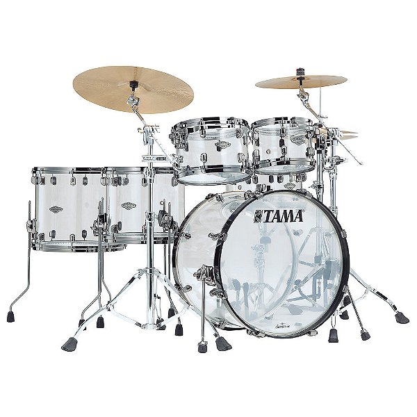 Bateria Shell Pack (5 Tambores) Bumbo 22 (Crystal Ice) Tama Limited Starclassic Mirage 50th Anniversary MBA52RZBNS-CI