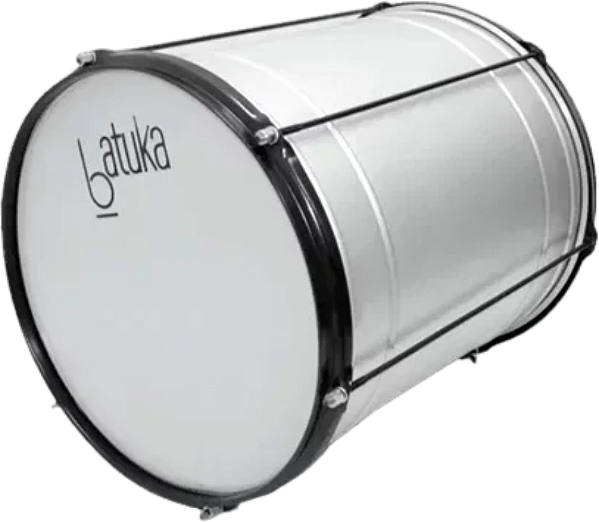 Surdo 45x14" Alumisteel 6 Afinações Aro Preto 60030