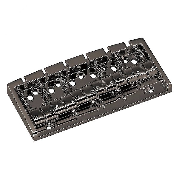 Ponte Baixo 6 Cordas Fixa Preta Cosmo Black Gotoh 404SJ-6CKS
