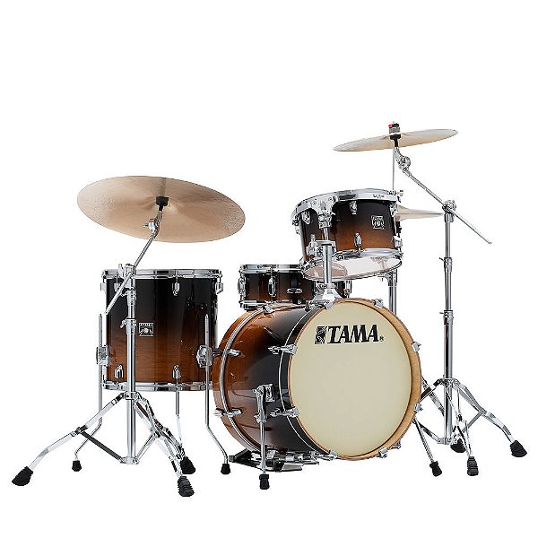 Bateria Shell Pack (4 Tambores) Bumbo 18 (Marrom Coffee Fade) Tama Superstar Classic CL48S-CFF