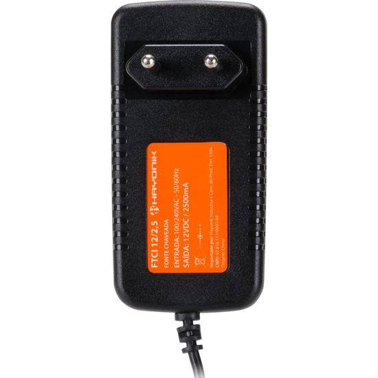 Fonte Chaveada 12VDC 2,5A 30W P4 C+ FCTP 1225I Bivolt HAYONIK