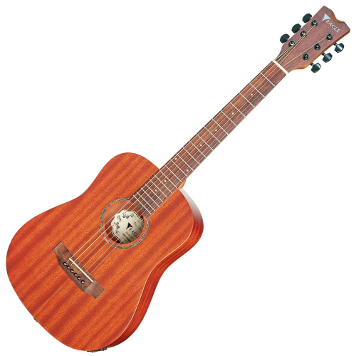 Violão Eletroacústico Eagle Baby Dreadnought Travel EBD 80 STNT